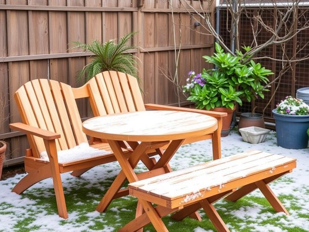 Чистка садовой мебели после зимы. Шпаргалка — план действий на один день