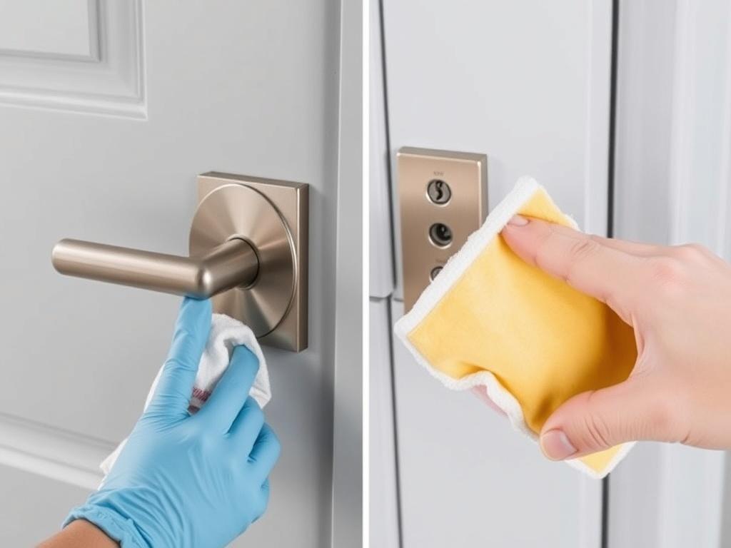 Как отмыть дверные ручки и выключатели. Как сохранить результат и минимизировать необходимость частой чистки Как отмыть дверные ручки и выключатели. Как сохранить результат и минимизировать необходимость частой чистки