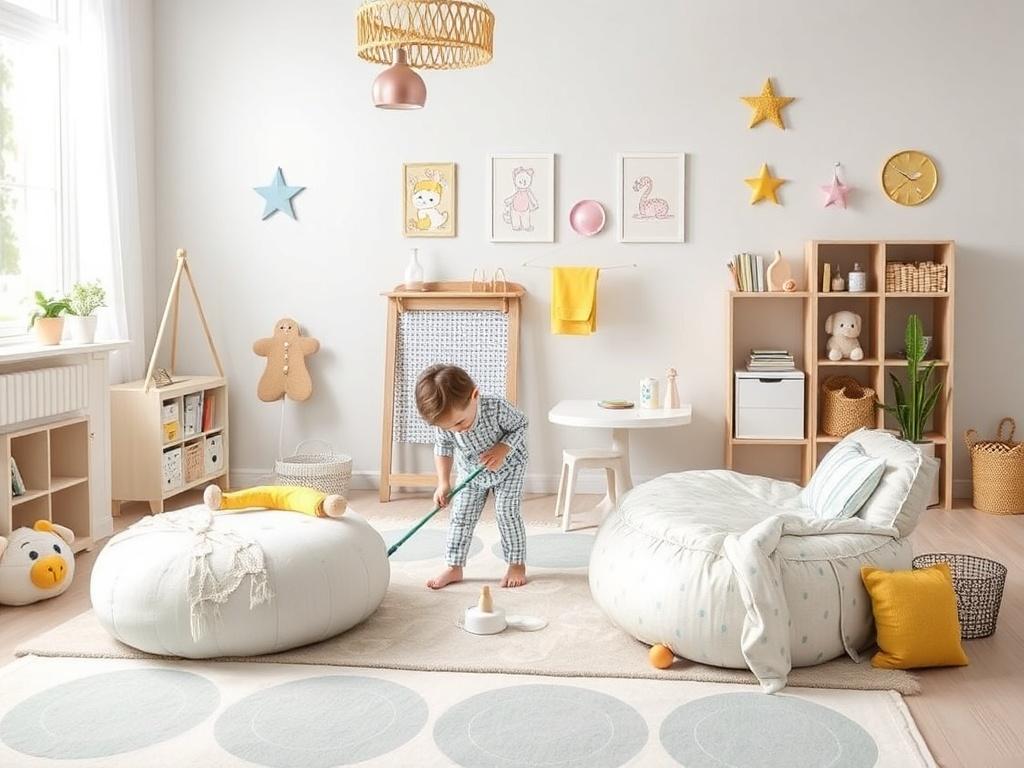 Особенности клининга детской комнаты: как поддерживать чистоту безопасно и разумно