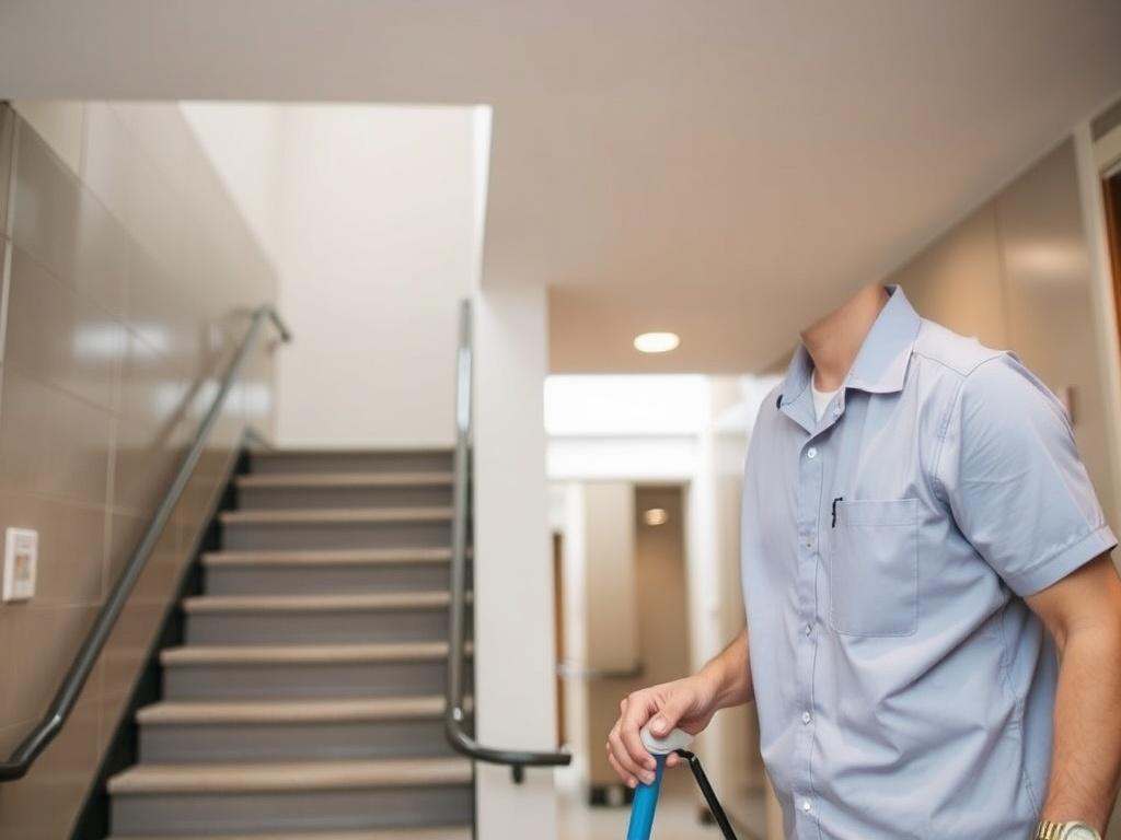 Уборка лестничных клеток и подъездов. Контроль качества и приёмка работ Уборка лестничных клеток и подъездов. Контроль качества и приёмка работ