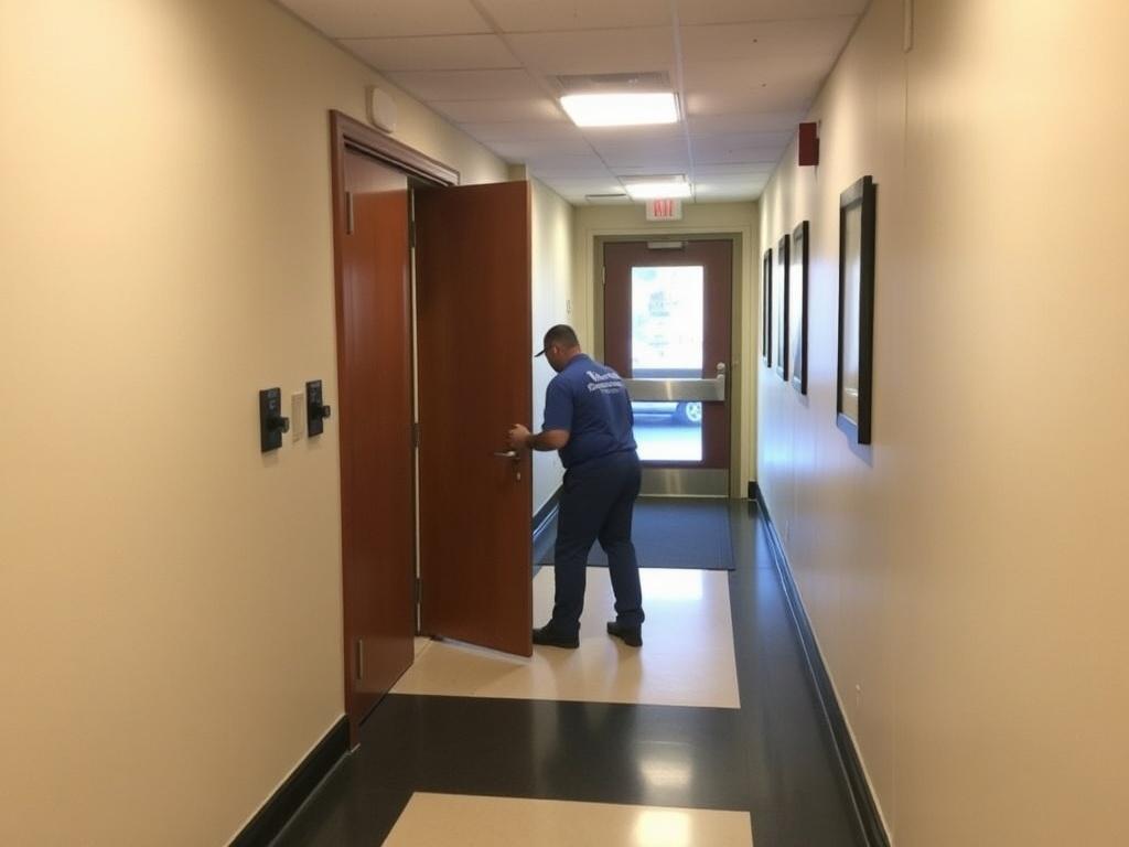 Уборка прихожей, тамбура и коридора. Мелкие ремонтные работы в коридоре