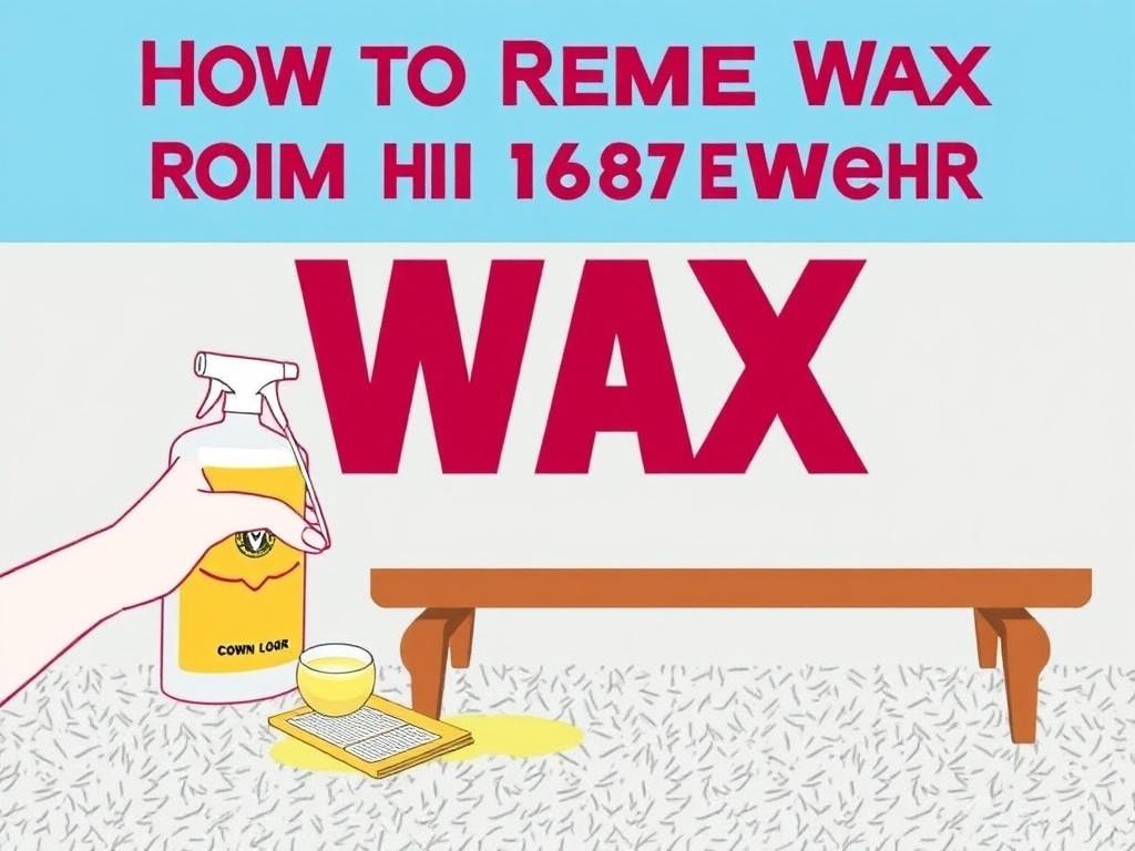 Как убрать воск с мебели и ковра. Как действовать на разных типах поверхности — подробные инструкции