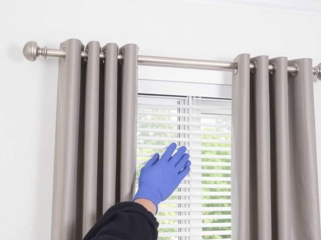 Чистка жалюзи, штор и карнизов без снятия. Методы очистки алюминиевых и пластиковых жалюзи